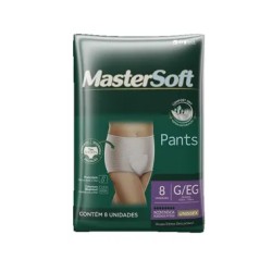 FRALDA GERIATRICA MASTERSOFT PANTS REGULAR G/EG C/ 08 UND