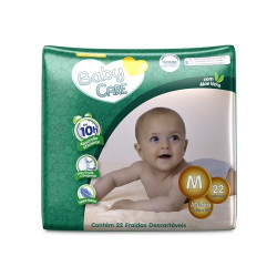 FRALDAS BABY CARE JUMBINHO M COM 22 UND