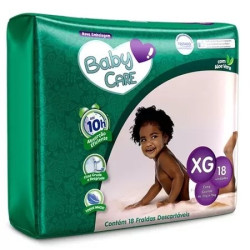 FRALDAS BABY CARE JUMBINHO XG COM 18 UND