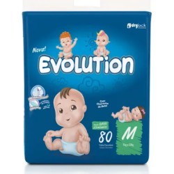 FRALDA DRY EVOLUTION SUPER ECON HIPER M C/80UN