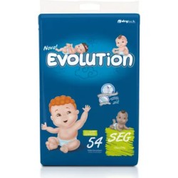 FRALDA DRY EVOLUTION SUPER ECON HIPER SEG C/54UN