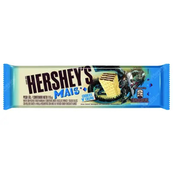 CHOCOLATE HERSHEY S MAIS COOKIES N CREME 102G