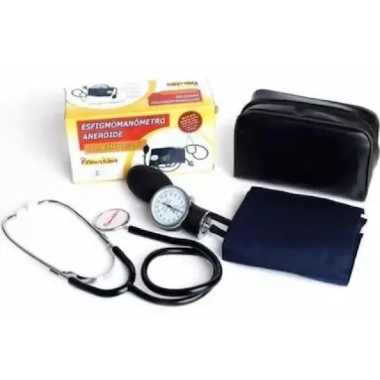 ESFIGMOMANOMETRO PREMIUM C/ ESTETOSCOPIO ESFS50N