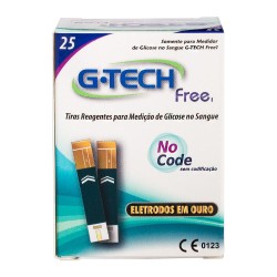 TIRAS REAGENTES G TECHUPETA FREE C/ 25UND