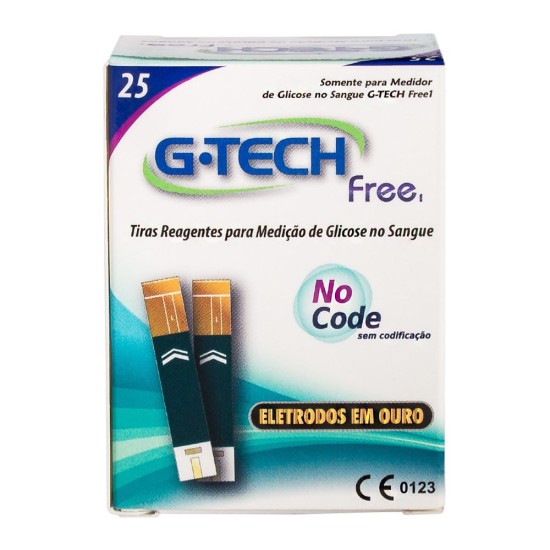 TIRAS REAGENTES G TECHUPETA FREE C/ 25UND