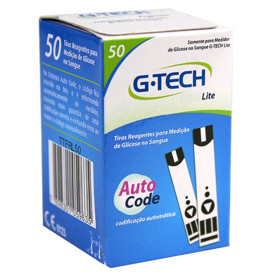 TIRAS REAGENTES G TECHUPETA LITE C/50 UND