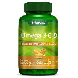 OMEGA 3 6 E 9 COM 60 CAPSULAS HERBAMED