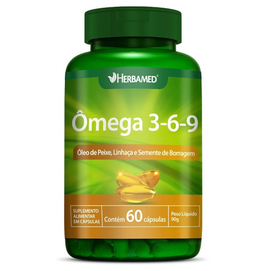OMEGA 3 6 E 9 COM 60 CAPSULAS HERBAMED