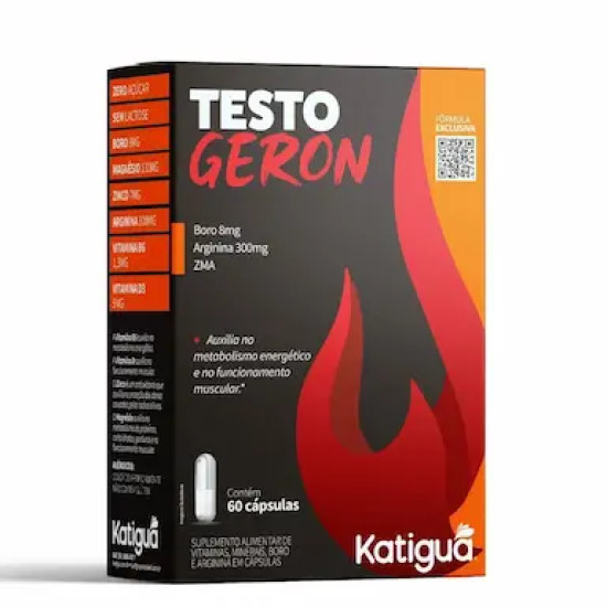 TESTOGERON 500MG COM 60 CAPSULAS