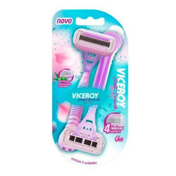 APARELHO DE BARBEAR VICEROY SOFT TOUCH BODY COM 2 UNIDADES