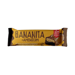 BANANITA LATAM AMENDOIM COM CHOCOLATE ZERO ACUCAR 25G