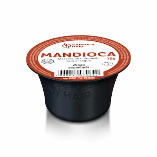 CAPSULA HIDRATANTE HAIR UMA VEZ MANDIOCA 18G