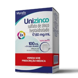 UNIZINCO 17,6 MG/ML SOL ORAL C/100 ML