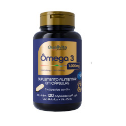 QUALIVITA OMEGA 3 1000MG EPA 540MG + DHA 360 MG COM120 CAPS