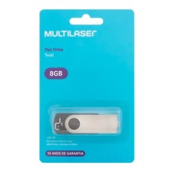 PEN DRIVE 8GB MULTILASER