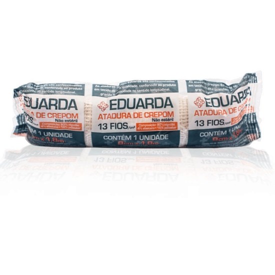 ATADURA CREPOM EDUARDA 1,8M X 8CM