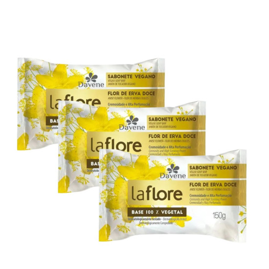 SABONETE DAVENE LA FLORE ERVA DOCE 150G
