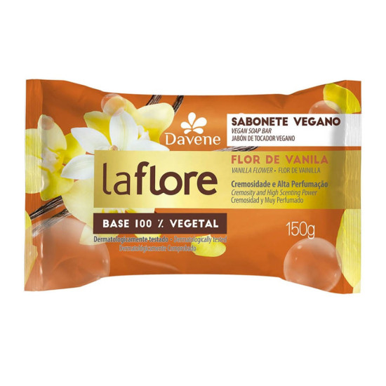 SABONETE DAVENE LA FLORE FLOR DE VANILA 150G