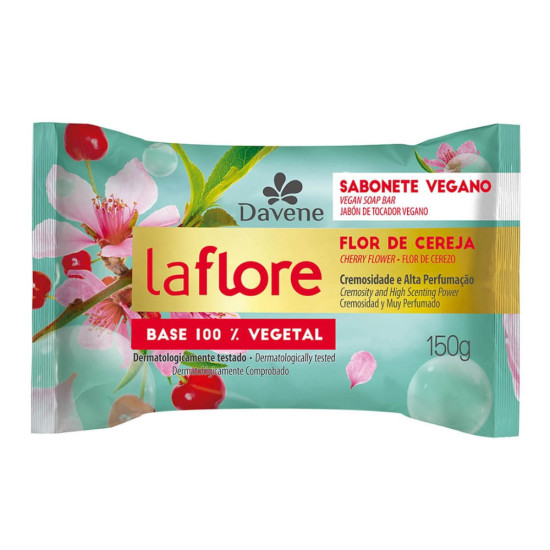 SABONETE DAVENE LA FLORE FLOR DE CEREJA 150G