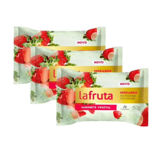 SABONETE DAVENE LA FLORE MORANGO 150G