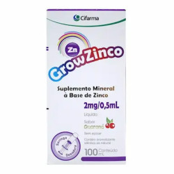 GROW ZINCO GUARANA COM 100 ML