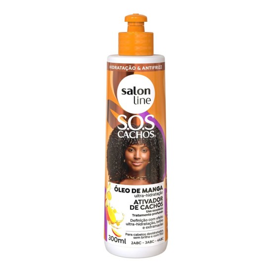 ATIVADOR DE CACHOS SALON LINE S.O.S 300ML