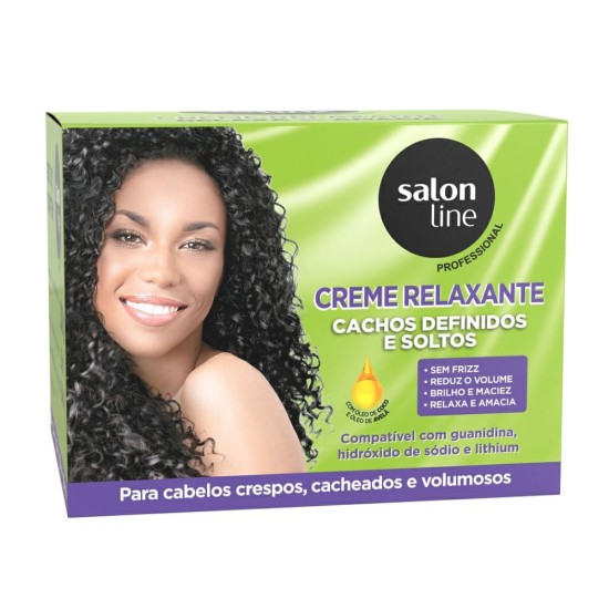 KIT CREME RELAX SALON LINE CACHOS SOLTOS