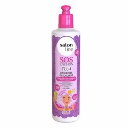 ATIVADOR DE CACHOS TEENS SALON LINE S.O.S 300ML