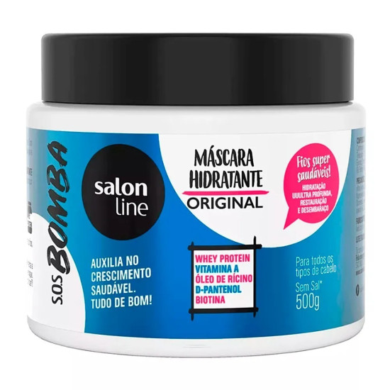 MASCARA HIDRATANTE SALON LINE SOS BOMBA 500G