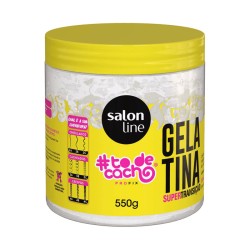 GELATINA TO DE CACHO SUPER TRANSICAO SALON LINE 550G