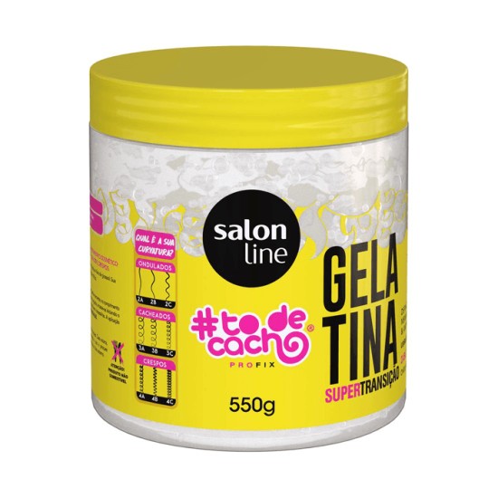 GELATINA TO DE CACHO SUPER TRANSICAO SALON LINE 550G
