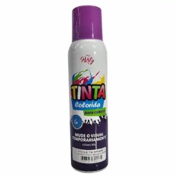 TINTA TEMPORARIA COR VIOLETA P/CABELO SPRAY MY PARTY C/150ML