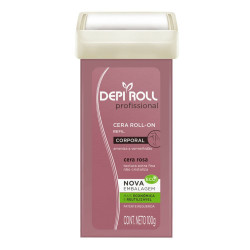 CERA DEPI ROLL ROLLON REFIL QUENTE ROSA 100G