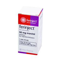 FERINJECT 50MG COM 10ML AMP