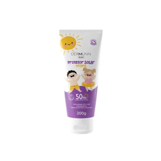 PROTETOR SOLAR DERMUNN SUN CORPORAL INFANTIL FPS30 C/200G