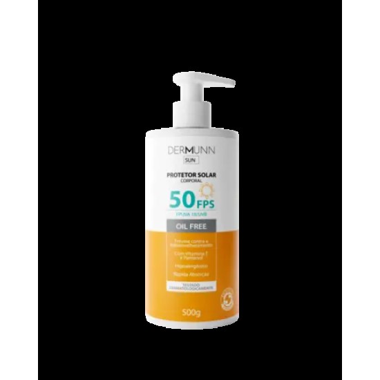 PROTETOR SOLAR DERMUNN SUN CORPORAL FPS50 C/500G