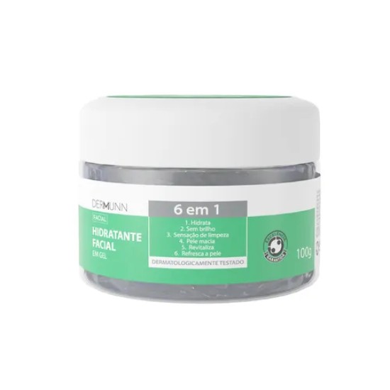 HIDRATANTE FACIAL EM GEL DERMUNN 100G