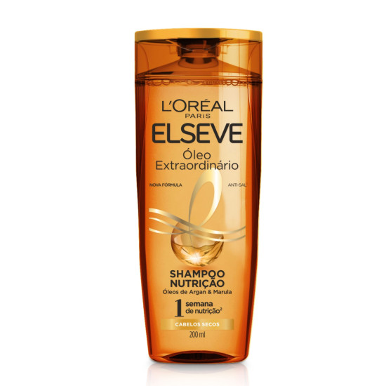 SHAMPOO ELSEVE OLEO EXT NUTRICAO 200ML