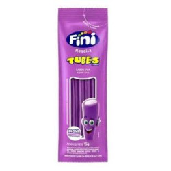 BALA DE GELATINA FINI TUBES UVA CITRICO 17G