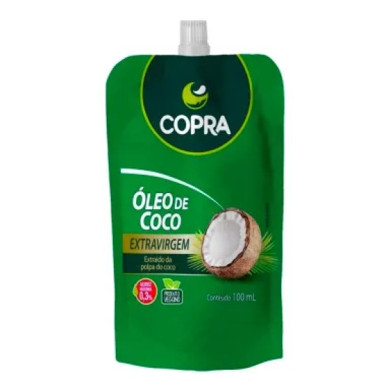 OLEO DE COCO COPRA EXTRA VIRGEM POUCHUPETA 100ML