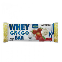 WHEY GREGO BARRA MOUSSE DE MORANGO COM CHANTILY 40G