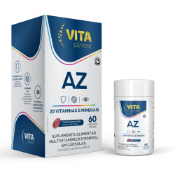 POLIVITAMINICO VITACLINICAL MULTIV E MINERAL AZ 400MG COM 60 CAPSULAS