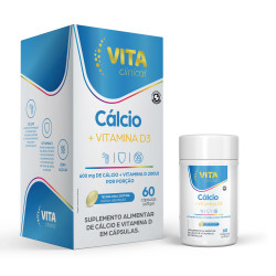 POLIVITAMINICO VITACLINICAL SUP DE CALCIO 300MG+VITAMINA D3 1400MG COM 60 CAPSULAS