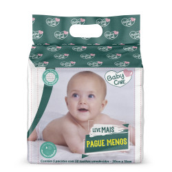 TOALHA UMEDECIDO BABY CARE PREMIUM COM 250 UND