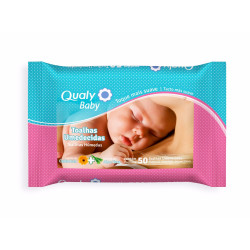 TOALHA UMEDECIDO QUALY BABY COM 50UND