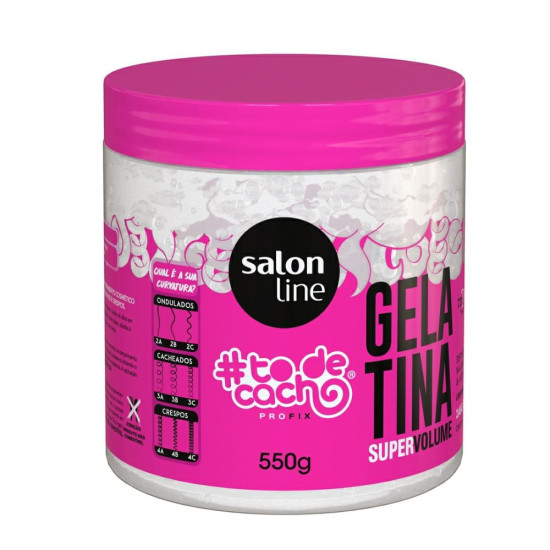 GELATINA TO DE CACHO MIX SALON LINE 550G