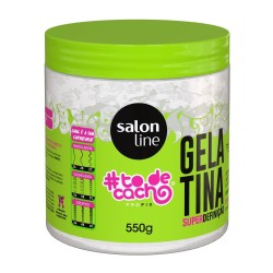 GELATINA TO DE CACHO FIXACAO SALON LINE 550G