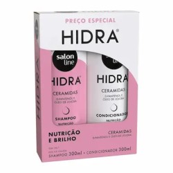 KIT SALON LINE SHAMPOO+CONDICIONADOR HIDRA CERAMIDAS 300ML