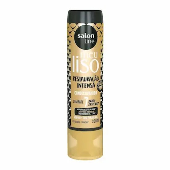 CONDICIONADOR SALON LINE MEU LISO RESTAURACAO INTENSA 300ML