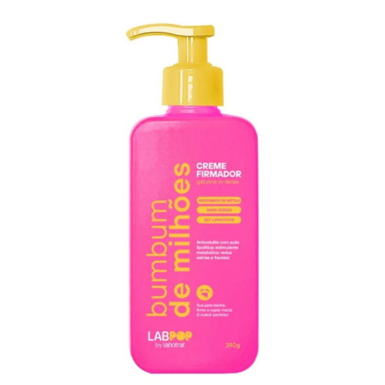 FIRMADOR E ANTICELULITE LABOTRAT BUMBUM DE MILHOES 240G